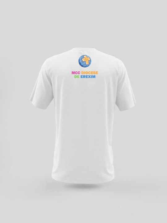 Camiseta Masculina Branca - Cursilho Jovem