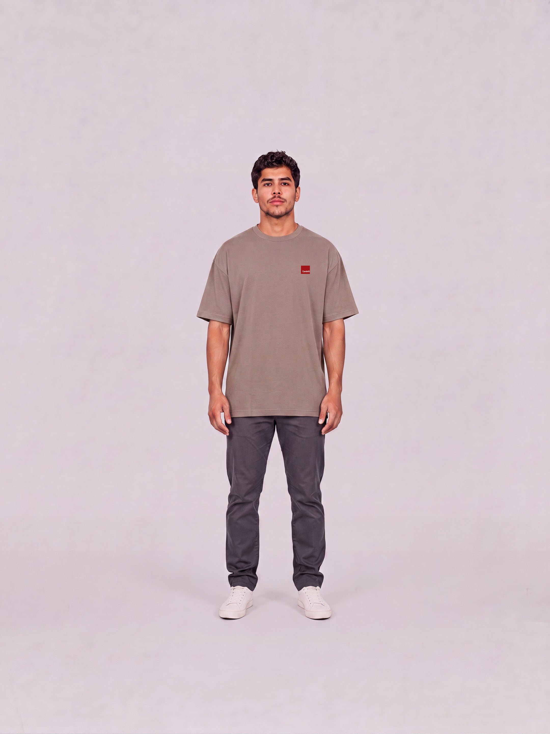 Camiseta Streetwear Cavaletti - Bege Costeiro