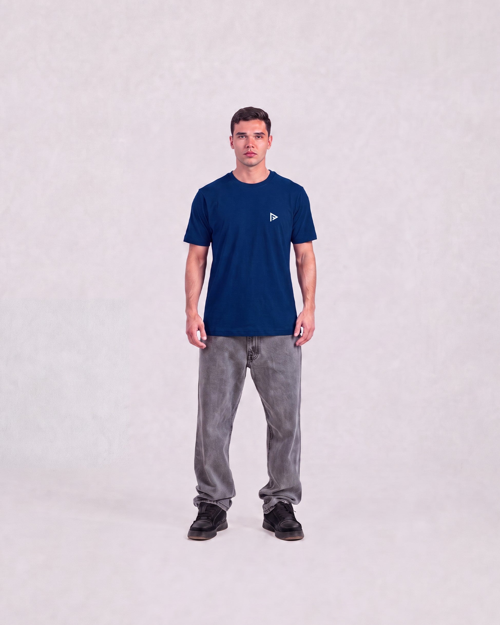 Camiseta Casual AF - Azul Marinho Profundo