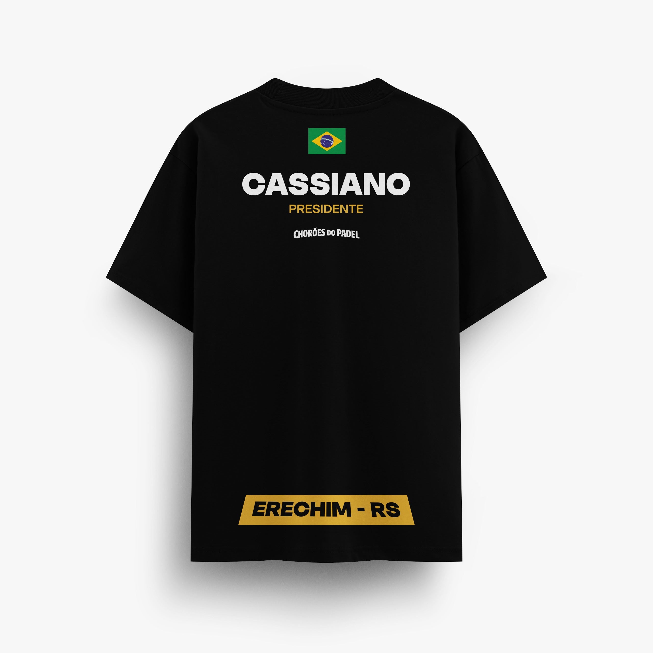 Camiseta Casual Chorões do Padel - Preta