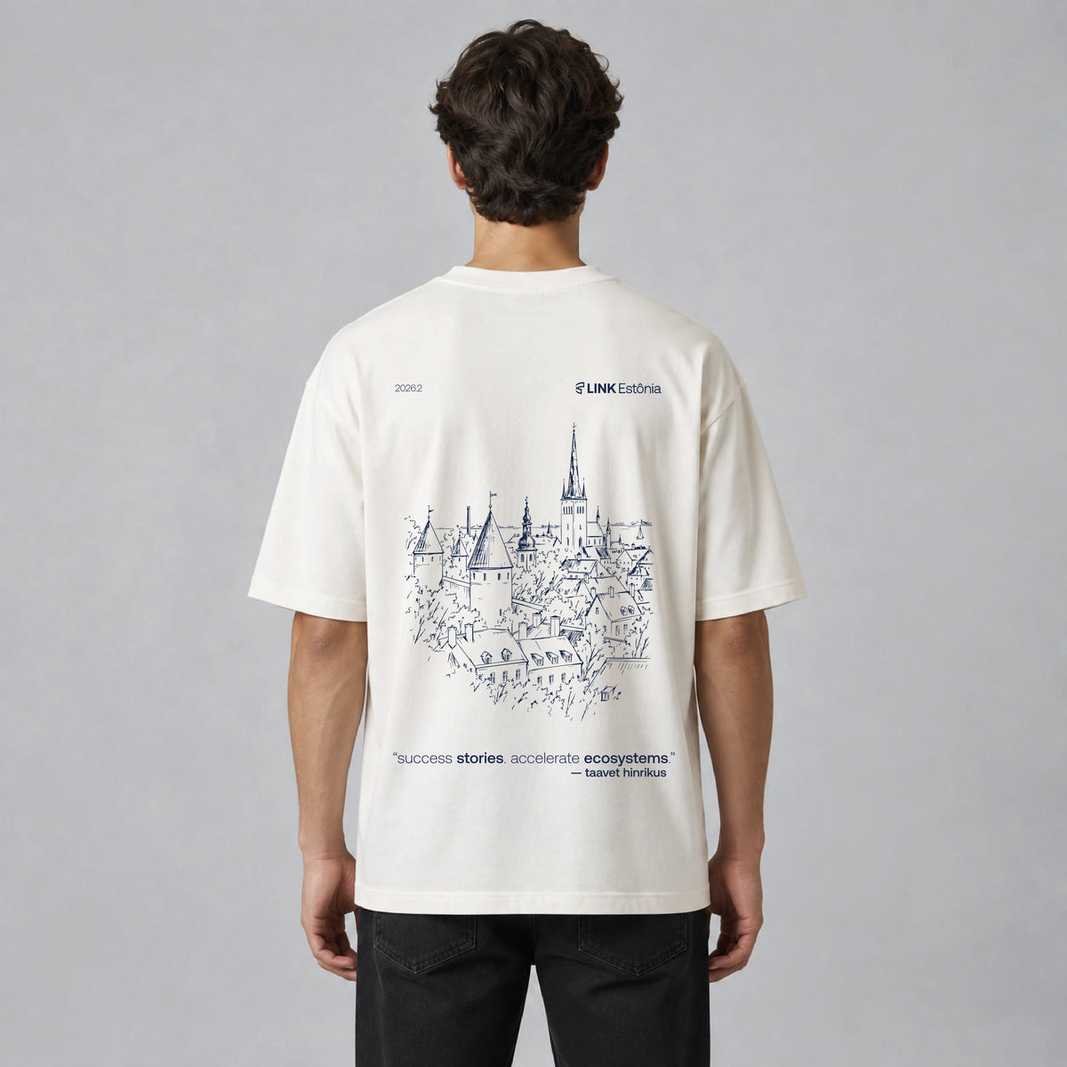 Camiseta Link Estonia - off white