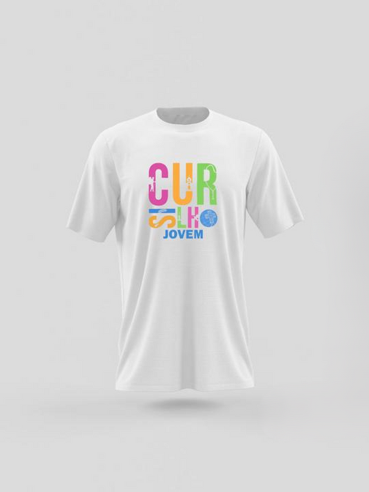 Camiseta Masculina Branca - Cursilho Jovem
