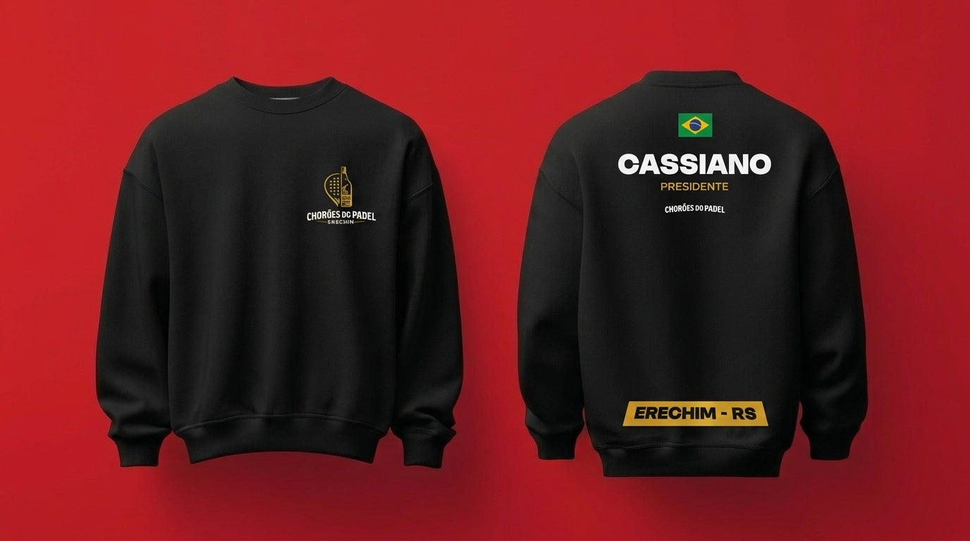 Moletom Careca - Preto