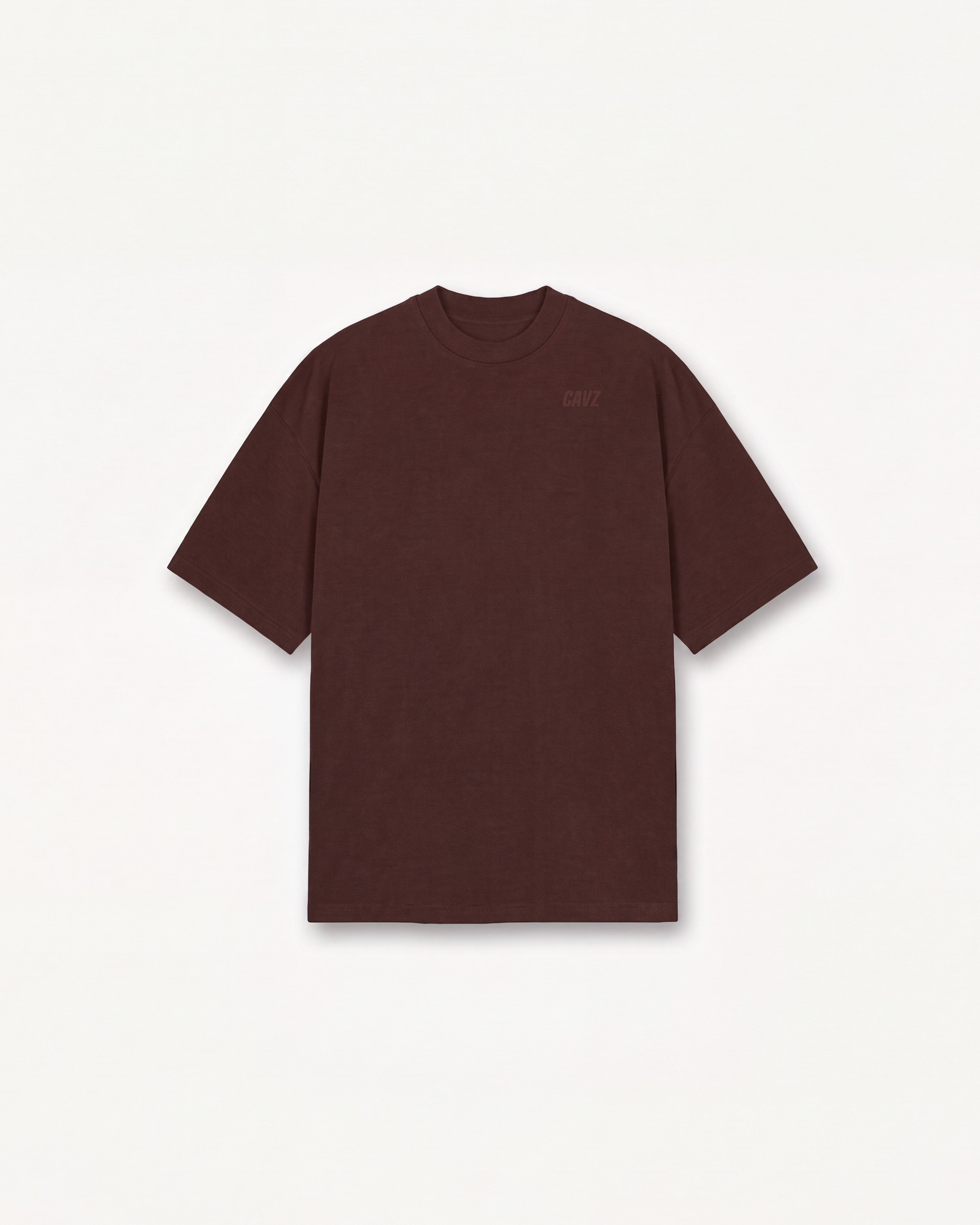 Camiseta Streetwear Signature - Marrom