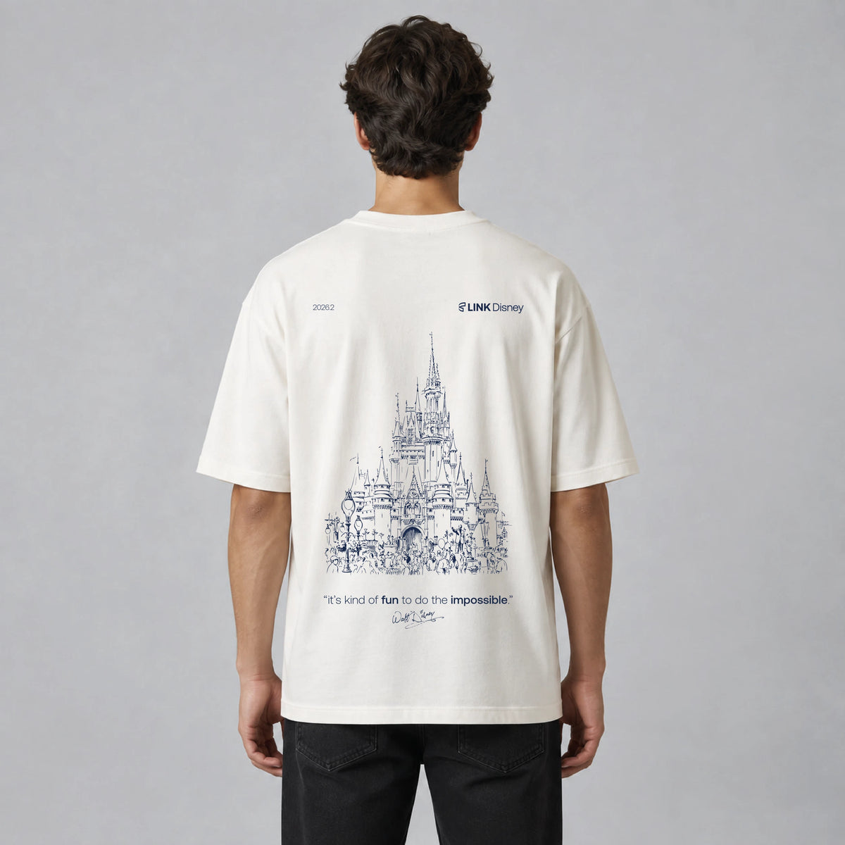 Camiseta Link Disney - off white